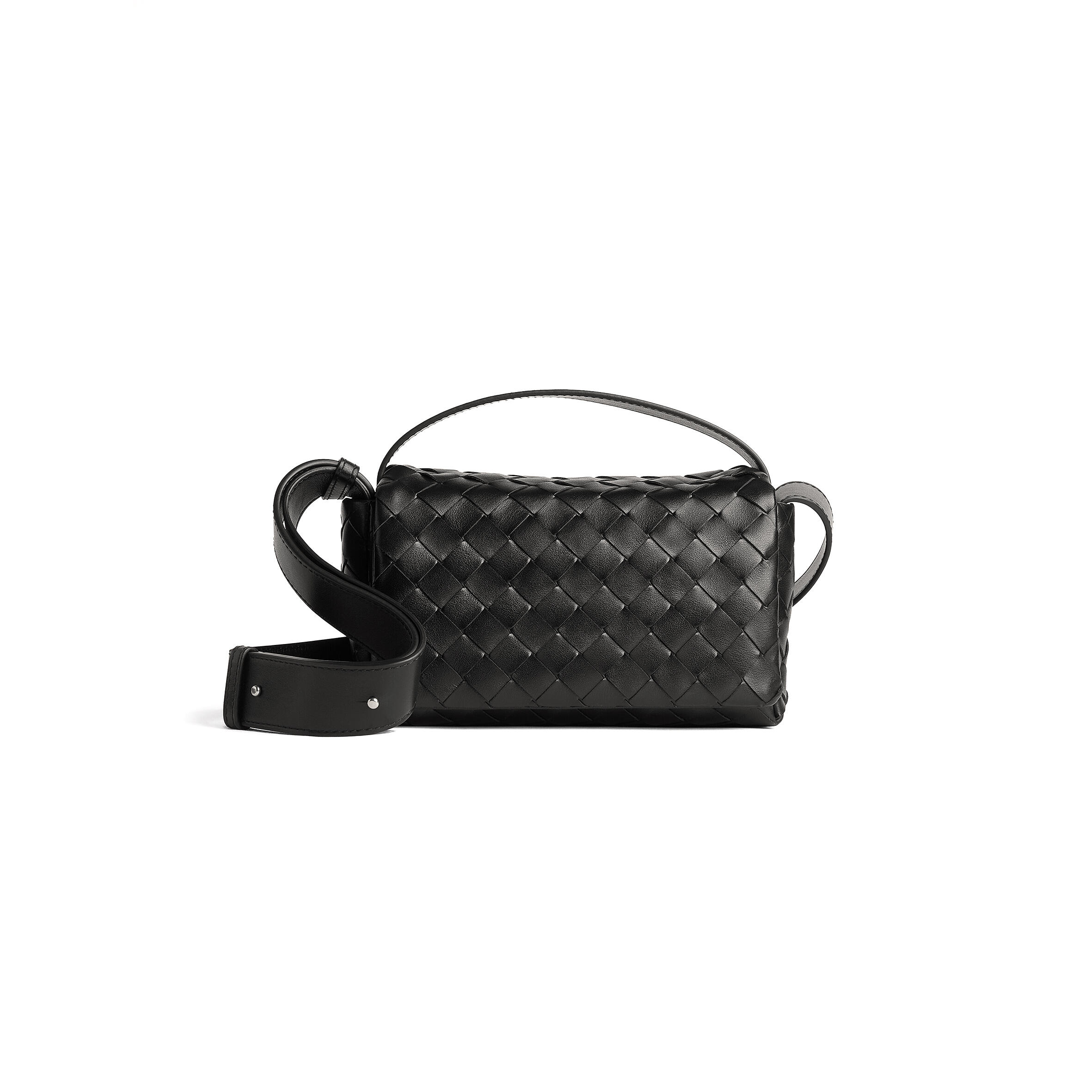 BOTTEGA VENETA INTRECCIATO MINI BAG WITH FLAP 857931V2HL08803 (20*12*6.5cm)